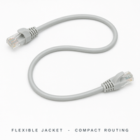 Câble Ethernet RJ45 Cat6 personnalisé avec logo, sans emmêlement, pour routeur, commutateur, ordinateur, PC - Vente en gros