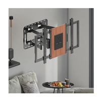 Soporte de TV LED de movimiento completo de ocho brazos, soportes de TV giratorios flexibles con función de inclinación y rotación