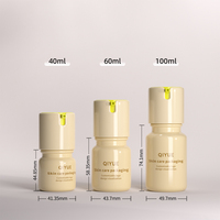 Flacon pompe en plastique PETG de haute qualité de 40 ml, 60 ml, 100 ml, flacon de lotion pour le corps, crème pour les mains, shampoing, emballage vide de luxe