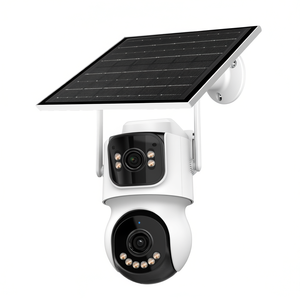 Caméra de sécurité solaire WiFi 360° avec panneau solaire pour surveillance extérieure - Product Image 3