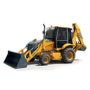New 2.5Ton Mini Backhoe Loader 4x4 Tractor with Loader and Backhoe Excavator XC8-S2570 Hot Sale