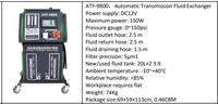 ATF-9800 Appareil Professionnel de Vidange et Nettoyage de Fluide de Transmission Automatique avec Imprimante Intégrée