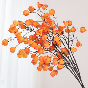 Fleur artificielle en soie rose Goldenrain, branche unique, décoration de salon - Product Image 4