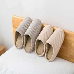 <span class=keywords><strong>Zapatillas</strong></span> de algodón cálidas a rayas <span class=keywords><strong>para</strong></span> interiores, calzado silencioso antideslizante <span class=keywords><strong>para</strong></span> <span class=keywords><strong>casa</strong></span>, <span class=keywords><strong>para</strong></span> invierno - Product Image 6