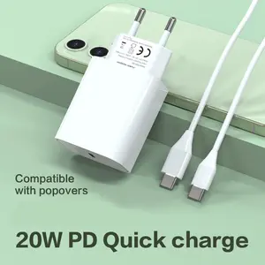 Original Fast Charger PD USB C 20W Type C Fast Charging Power Adapter Original Phone PD 20w Charger