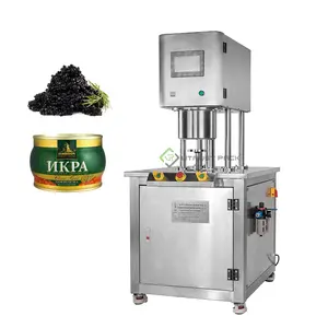 Caviar Tin Can Vacuum Sealing Machine Vacuum Can Sealer Semi-Automatic