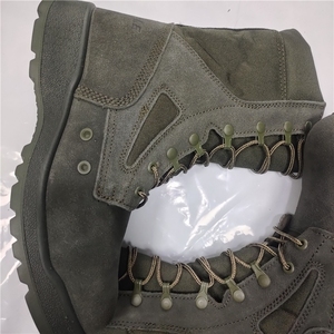 Bottes de combat en daim vert foncé TSB21-4 DMS, bottes de désert vertes, bottes de combat grises en cuir de vachette - Product Image 5