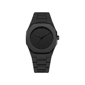 Montres de sport de luxe pour hommes, 40 mm, bracelet 20 mm, fermoir caché à bouton-poussoir, cadran à aiguilles, verre, plastique, quartz, étanche, chiffres arabes - Product Image 1