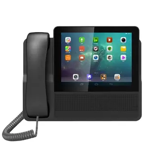 VOIP IP手机8英寸WiFi安卓智能高清视频手机商务会议酒店家居PSTN + IP视频电话