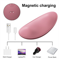 Medizinische Qualität flüssiges Silikon Heizung Erwärmung Vibrator Brust massage gerät Stillzeit Still massage gerät Vibration