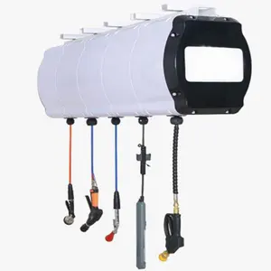 Retractable ABS Car Wash Detailing Water Air Hose Reel Electric Cable Cord Reel