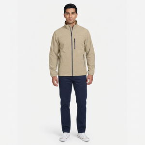 Custom Men's XL Softshell Jacket Breathable Waterproof Windbreaker Wholesale Spring Outdoor Apparel jacket for men - Product Image 1