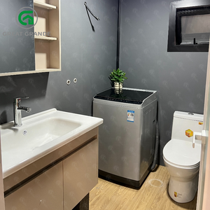 Một 40hq phù hợp với mỗi bộ bão nước bằng chứng đúc sẵn mở rộng container nhà đôi câu chuyện với nội thất cầu thang - Product Image 4