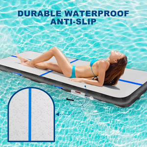 YX Wholesale Pvc Portable Inflatable <b>Air</b> <b>Track</b> Mat for Gymnastics & Yoga Custom Size Unisex - Product Image 4