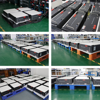 Boîtes de batterie Lifepo4 supports 51.2V 48V batterie solaire au lithium-ion montée en rack pour ESS
