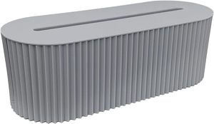 Thiết kế mới Máy tính để bàn nhựa Cáp dữ liệu lưu trữ Box Organizer với nắp - Product Image 6