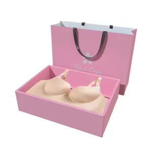 कस्टम लोगो सेक्सी ब्रा पैकेजिंग बॉक्स अधोवस्त्र महिलाओं उपहार बॉक्स के लिए फैंसी महिलाओं के अंडरवियर बिकनी कपड़े कागज बॉक्स बिकनी मेलिंग