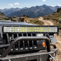 Barres lumineuses LED 12V 20 pouces 126W à double rangée super lumineuses pour tout-terrain 4x4 - Vente en gros
