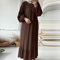 Nouvelle Abaya de Luxe Saoudienne pour Femmes, Robe Musulmane, Abaya Casual Fermée, Dernière Mode Abaya, Design Abaya Dubaï
