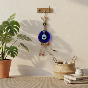 Evil Eye Macrame Ornament Creative and Novel Home Decoration (30x10cm) - Product Image 3