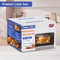 Cuisson Four Électrique Cuisine 48L Four Électrique Grande Capacité Vente Maison Pizza Four À Pain