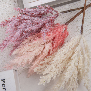 Branches de <span class=keywords><strong>feuilles</strong></span> artificielles en Latex doux, nouveau produit, <span class=keywords><strong>décoration</strong></span> de mariage à la maison, <span class=keywords><strong>automne</strong></span> - Product Image 1