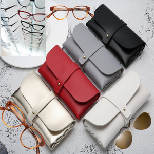 Sarawang sottile custodia per occhiali da sole in pelle elegante custodia per occhiali per gruppo, grazie regalo - Product Image 1