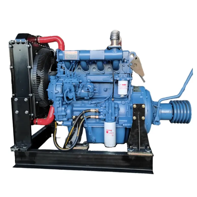 56kw 62kw 75hp 90HP bốn xi lanh Ricardo r4105zp động cơ diesel với ly hợp cho máy bơm nước thuyền và thủy lợi