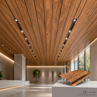 Plaques de plafond en alliage d'aluminium à clipser, installation facile, pour salle de bain, salon, design moderne, assistance technique en ligne