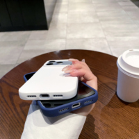 Funda de Teléfono TPU Mate Color Macaron Barata y Moderna para iPhone 12mini 13mini 16E 17E, Cubierta Trasera Bonita para iPhone 7/xs Max