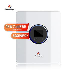 แบตเตอรี่ลิเธียม LiFePO4 2.56KWH อินเวอร์เตอร์25.6V 48V สำหรับบ้านเก็บพลังงานระบบพลังงานแสงอาทิตย์5.12KWH