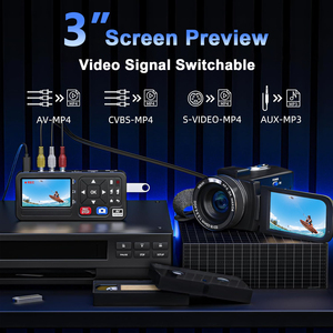 Cvbs S-Video 720P analog để MP4 1080P kỹ thuật số video chuyển đổi AV ghi video Hộp chụp thẻ cho <span class=keywords><strong>VHS</strong></span> DVD Băng Cassette - Product Image 3