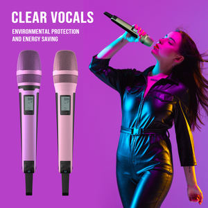 Systèmes de microphones sans fil portables Voxfull SKM9001 One-Drag-One Plug and Play, protection de l'environnement et économie d'énergie - Product Image 5