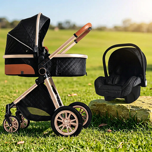 Poussette 3 <span class=keywords><strong>en</strong></span> <span class=keywords><strong>1</strong></span> de luxe 2026 pour bébé, siège auto et landau, Coches Bebe 2 <span class=keywords><strong>en</strong></span> <span class=keywords><strong>1</strong></span>, poussette légère à position haute 3 <span class=keywords><strong>en</strong></span> <span class=keywords><strong>1</strong></span> - Product Image 1