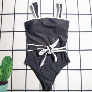 Traje de Baño de Una Pieza de Lujo con Estampado Animal, Diseño Halter, Transpirable, con Micro-Bra, Moda de Verano - Product Image 4