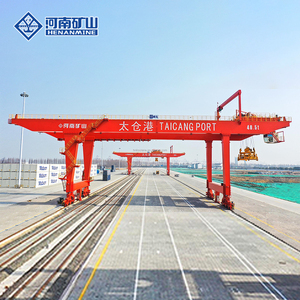 Grues à portique de levage de conteneurs à double poutre mobiles sur rail personnalisés pour quai - Product Image 3