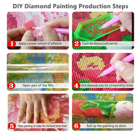 Chenistory diamant peinture kits diamant art peinture décor à la maison peintures à vendre