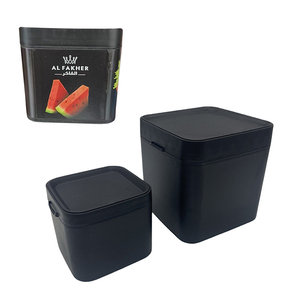 Melaza de Sabor Rojo para Shisha Hookah, Marca <span class=keywords><strong>Alfakher</strong></span>, en Plástico Negro, 1 kg, Paquete de 250 ml, Caja con Logotipo Personalizable - Product Image 1