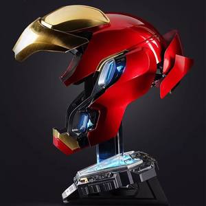 2025 gran oferta <span class=keywords><strong>Iron</strong></span> <span class=keywords><strong>Man</strong></span> MK50 <span class=keywords><strong>casco</strong></span> eléctrico Jarvis Control <span class=keywords><strong>de</strong></span> voz Patriot Machine <span class=keywords><strong>casco</strong></span> inglés y chino apertura y cierre - Product Image 3