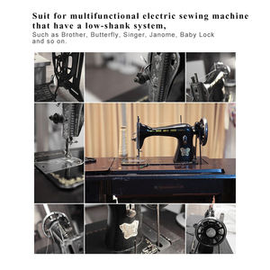 Juego de 48 Piezas de Accesorios Multifuncionales para Máquina de Coser Doméstica, Kit de Prensatelas para Coser a Ciegas, Remendar y Trenzar - Product Image 5