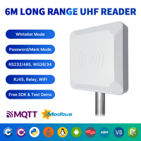 Lecteur RFID UHF longue portée TY001 6M 8dBi RS232 WG26/34 avec relais intégré pour la gestion des poubelles de parking