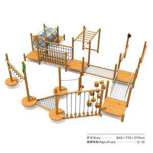 Jeux de glisse et d'escalade sur roche pour enfants en bois de haute qualité populaires et personnalisés pour l'extérieur - Product Image 5
