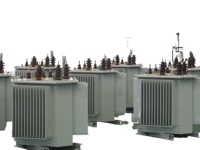 Transformateur de puissance triphasé à trois enroulements, 1000 kVA, 35 kV, 10 kV, à faible perte, immergé dans l'huile, entièrement scellé, haute résistance aux courts-circuits