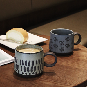 Modern Handmade Cartoon Design Stoneware Ceramic Mug Handle <b>Large</b> Capacity Business <b>Gift</b> Dishwasher Microwave Safe Customizable - Product Image 2