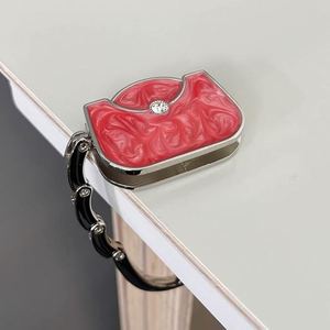 Metal Handicrafts Wholesale Foldable Purse <b>Hook</b> Metal Handbag <b>Table</b> Hanger Custom Branding <b>Bag</b> Holder Edge <b>Hook</b> Promotional Use - Product Image 3