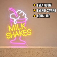 LED-Neonlicht-Schild mit Individuellem Firmennamen für Gewerbeküchen, Ausstellungsräume und Messestände Neon-Beschilderung