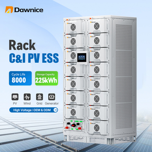 แบตเตอรี่กักเก็บพลังงานเชิงพาณิชย์และอุตสาหกรรม Dawnice Rack 100KWH 200KWH 192KWH 225kWh แรงดันสูง 8MPPT - Product Image 4