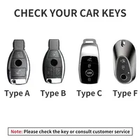 Étui de protection pour clé de voiture Mercedes Benz Classe C, E, S, G, GLC, CLE, CLA, GLB, GLS, W177, W205, W206, W213, W222, W223, C260, X167, AMG