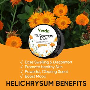Bálsamo Helichrysum de etiqueta privada, hierbas naturales para <span class=keywords><strong>aliviar</strong></span> la piel, reduce las estrías, bálsamo corporal completo para todo tipo de piel - Product Image 5