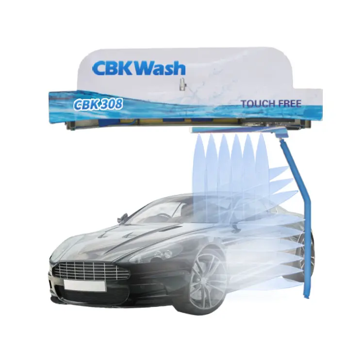 CBK 308 mini touchless automatico senza acqua autolavaggio macchinario kit pulitore a vapore prodotto per la cura attrezzature per autolavaggio portatili supplie